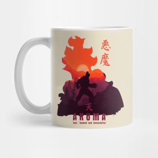 Superhero Fight Negative Space Mug